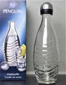 Produktbild: 1x SodaStream ORIGINAL Glaskaraffe für Penguin + Champagner Verschluss Crysta...