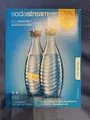Produktbild: SodaStream Glaskaraffen - Transparent/Schwarz, 0,7L, 2er-Pack