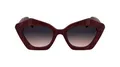 Produktbild: KARL LAGERFELD Women's Sunglasses KL6199S - Burgundy with Gradient Purple/Rose Lens