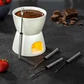 Produktbild: Fondue Schokofondue Käsefondue Fondueset Schokolade Topf Keramik Neu
