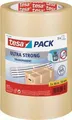 Produktbild: TESA Packband Tesapack Ultra Strong Transparent (L x B) 66 m x 50 mm Inhalt: 3 Rolle(n) (51124-07-01)