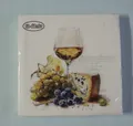 Produktbild: 20 Servietten WEIN Käse Weintrauben 1 Packung OVP Motivservietten trinken essen