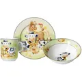 Produktbild: Ritzenhoff & Breker Kinderservice Hoftiere 3tlg. Porzellan Bunt