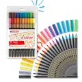 Produktbild: edding 1340 Pinselstift - 20er Set - bunte, leuchtende, zarte Farben - flexible Pinselspitze - Filzstift zum Malen, Schreiben und Zeichnen - Bullet Journals, Hand-Lettering, Mandalas, Kalligraphie