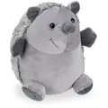 Produktbild: Relaxdays - Türstopper Igel, Aus Stoff, Für Boden, Innen, Dekorativer Tier Türpuffer, 19,5 Cm Hoch, Weich, Schwer, Grau
