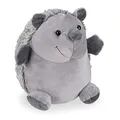 Produktbild: Relaxdays Türstopper Igel, aus Stoff, für Boden, innen, dekorativer Tier Türpuffer, 19,5 cm hoch, weich, schwer, grau