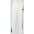 Produktbild: adidas Sportswear Straight Fit Sweatpants mit Logo-Stitching in Offwhite, Größe XL