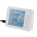 Produktbild: LogiLink SC0115 - CO2-Messgerät/Ampel (CO2-Konzentration 5000-ppm-Bereich) mit Ampel & Alarm für bessere Luftqualität, Temperatur- & Luftfeuchtigkeitsanzeige, weiß