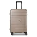 Produktbild: Redolz Essentials 11 4-Rollen Trolley 66cm mit Dehnfalte #RDZ-RD12444 (taupe)