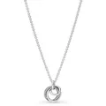 Produktbild: Pandora Kette mit Anhänger 925 Silber Immer Von Familie Umgeben silberfarben