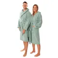 Produktbild: Lavea Mexico – Bademantel Damen & Herren aus 100% Baumwolle – weicher Frottee Morgenmantel mit Kapuze, Unisex Design, Ideal für Sauna & Zuhause, saugstark & pflegeleicht