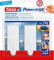 Produktbild: TESA 58045-00000 - Universal hook - Weiß - Kunststoff - Sichtverpackung (58045-00-01)