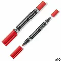 Produktbild: Staedtler Duo Permanent-Marker, 0.6/1. (10 x) (348-2)
