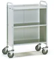 Produktbild: Fetra 4871 Bürowagen Stahl pulverbeschichtet Traglast (max.): 150kg Lichtgrau (RAL 7035)