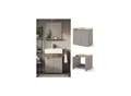Produktbild: Vicco Waschbeckenunterschrank Marelle Greige Eiche 60 x 57,5 cm mit 2 Türen