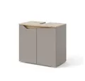 Produktbild: Vicco Waschbeckenunterschrank Marelle, Greige/Artisan-Eiche, 60 x 57.5 cm mit 2 Türen (1-St)