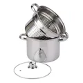 Produktbild: Dampfgarer mit Kochtopf Baumalu Ø 20 cm Metall Edelstahl 5 L