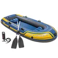 Produktbild: Intex Challenger 3 Set Schlauchboot - 295 x 137 x 43 cm - 3-teilig - Blau / Gelb, 68370NP, 6.5 cm