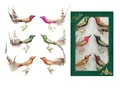 Produktbild: Krebs Glas Lauscha Minivögel versch. Farben - Christbaumschmuck aus Glas - 9 cm
