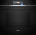Produktbild: Siemens Einbau-Dampfbackofen HS758G3B1 iQ700 | 71 Liter |  | Home Connect | Dampfgarfunktion | Edelstahl Schwarz,  (Spektrum:  bis D)