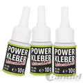 Produktbild: 3x10g PETEC POWER KLEBER UNIVERSAL SEKUNDENKLEBER BLITZSCHNELL KLEBSTOFF