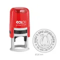 Produktbild: Stempel Colop Printer R 24 | mit individueller Textplatte/Logo | Ø 24 mm - 4 Zeilen rund