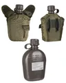 Produktbild: MIL-TEC Feldflasche 1ltr. Trinkflasche mit Hülle oliv Army Flasche Wasserflasche