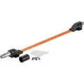 Produktbild: Goobay 71408 wasserdichte SAT Fensterdurchführung 0,2 m extrem flach 0,3 mm