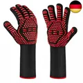 Produktbild: Grillhandschuhe Hitzebeständig Ofenhandschuhe Feuerfeste Handschuhe