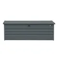 Produktbild: AXI Miles Gartenbox aus Metall in Anthrazit 1000 | Outdoor Kissenbox für den Garten mit Boden und Schloss | Outdoor Aufbewahrungsbox/Auflagenbox wasserdicht für Kissen - 185 x 82 x 75 cm.