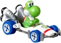 Produktbild: Modell KART YOSHI B-DASHER Super Mario DieCast Maßstab 1:64 5cm Hot Wheels GBG29