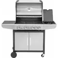 Produktbild: Bbq Gasgrill 'ares 4 Su', Silber, 4+1 Brenner - Justus