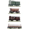 Produktbild: Fleischmann 6660119 N 4er-Set: Güterwagen der DB (Spur N) (6660119)