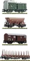 Produktbild: Fleischmann 6660119 N 4er-Set: Güterwagen der DB