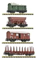 Produktbild: Fleischmann 6660119, 4tlg, Set Güterwagen, DB, Neu & OVP, N
