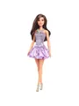 Produktbild: Barbie Fashionistas Doll #234 in Sequined Purple Dress And Silvery Accessories Brown Hair HYT92