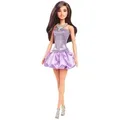 Produktbild: Mattel HYT92 - Barbie Fashionista Puppe im Paillettenkleid mit Satinrock