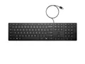 Produktbild: HP (9SR37UT#ABD) 320K Desktop-Tastatur mit Copilot-Taste USB schwarz