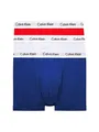 Produktbild: Calvin Klein Herren Boxer Brief 3pk 000nb1770a Retroshorts, White/Red Ginger/Pyro Blue, M (3er Pack)