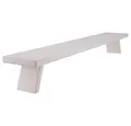 Produktbild: Weigla Schwibbogen Schwibbogenbank breit weiß (80x11x13cm) von Weigla Holzkunst