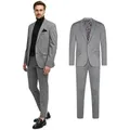 Produktbild: Jeff Anzug Herren JFEzra SET 2-Teiler Herrenanzug (Set, 2-tlg., Anzug Set) 2-teiliges Set grau 50