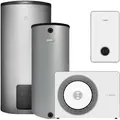 Produktbild: Bosch Luft/Wasser-Wärmepumpe Compress CS5800iAW 12 E, AW 10 OR-T, inkl. Speicher BH120, WH290