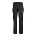 Produktbild: Mammut Outdoor Zip Off Pants Women | Wanderhose für Damen, Funktionshose zum Wandern und Trekking, Outdoorhose, Trekkinghose, Kletterhose, Lang & Kurz, 85% Polyamid, 15% Elasthan | Schwarz, 40