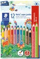 Produktbild: STAEDTLER Dreikant-Buntstift Noris super jumbo, 10+2