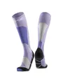 Produktbild: X-Socks Ski Discover Merino OTC – Merinowolle-Skisocken für Komfort & Wärme – O-Ring-Bandage für sicheren Halt & Unterstützung – Perfekt für Ski & Wintersport - Lavendel/Hellsand, 42-44
