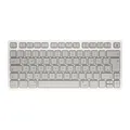 Produktbild: CHERRY KW 7100 Mini BT for MAC, Kompakte Mac-Tastatur mit 3 Bluetooth-Kanälen, Deutsches Layout (QWERTZ), Kabelloses Multi-Device-Keyboard, Moonlight White