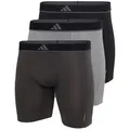 Produktbild: adidas Sportswear Boxer Active Micro Flex (3er Pack) Logo-Bund, elastisch, Mikrofaser, ohne Eingriff bunt XXL
