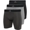 Produktbild: ADIDAS adidas Herren Boxershorts, 3er Pack - Boxer Briefs, Active Micro Flex Eco, Logo, einfarbig