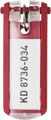 Produktbild: DURABLE 195703 - Schlüsselanhänger Key Clip, 6 Stück, rot