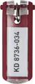 Produktbild: DURABLE Schlüsselanhänger Schlüsselanhänger Key Clip rot VE=6 Stück